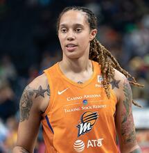 Brittney Griner back home