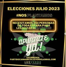 ¡Únete a la revolución cannábica en las generales!