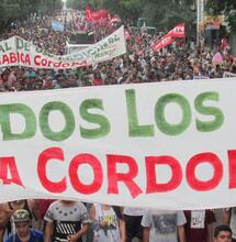 UNA MARCHA NACIONAL PARA SOSTENER LA LUCHA