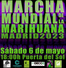 6M: Marcha Mundial de la Marihuana en Madrid 2023