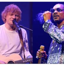 Jak se Ed Sheeran odpálil z konopí se Snoop Doggem