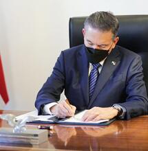 Laurentino Cortizo, foto da twitter