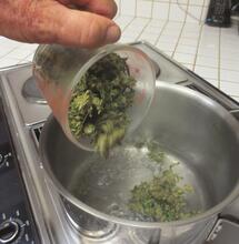 Burro di cocco alla cannabis