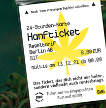Berlino: ticket di canapa per i mezzi pubblici 