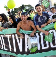 Marcha Mundial de la Marihuana 2024. Foto Javier Calvelo. Archivo.
