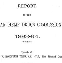 1893-1894 : Hemp Drugs Commission