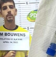 Tim Bouwens libero dopo l'arresto per possesso di mezza canna