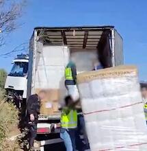 Interceptan un tráiler con 500 kg de marihuana tras una persecución