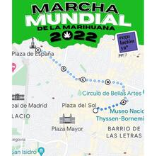 Marcha Mundial de la Marihuana en Madrid 2022
