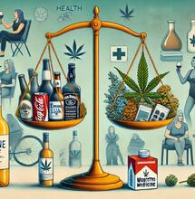 Cannabis alternativa a sigarette, alcol e farmaci