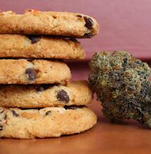 Cookies along with a chunk of weed. 