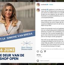 Bij Europese verkiezingen kun je op BCD-voorzitter Simone van Breda stemmen