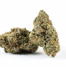 stock image of cannabis strain that should resemble high-CBD White Russian cultivar, suitable for arthritis treatment. 