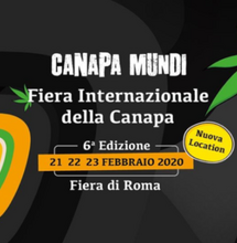 Canapa Mundi 2020. Dal 21 al 23 Febbraio a Roma