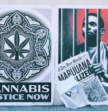 cannabis justice now mural.