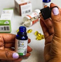 dropper bottle and pills