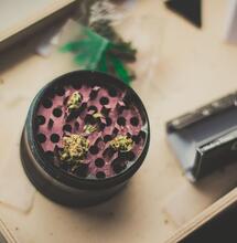 four twenty, stoner gifts ideas, grinder, chunks of weed