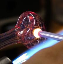 borosilicate lamp working for making smoking pipes
