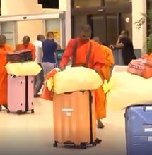 Arrestati in aeroporto 22 monaci buddisti con 110 chili di Kush