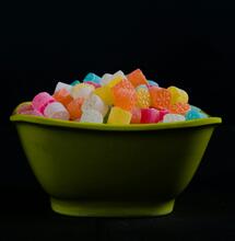 Bowl of Resin Gummies