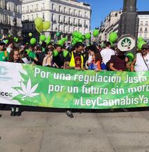 Represión en la Marcha Mundial de la Marihuana 2023