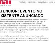 Fake: Ámsterdam Cannabis Expo