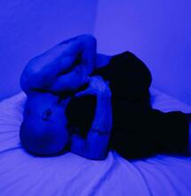 person suffering from depression.