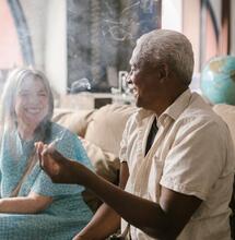 what are the benefits and risks from cannabis use in people over the age of 50, when it can help and when it should be taken with caution?