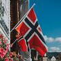 Bandiera, norvegia, politicia, partito, verdi