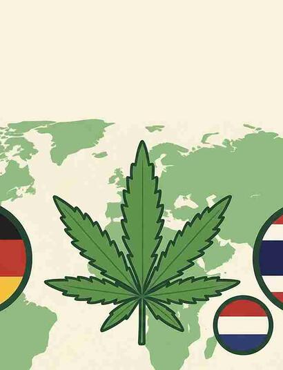 Cannabis politieke vergelijking: Duitsland vs Thailand vs Nedeland