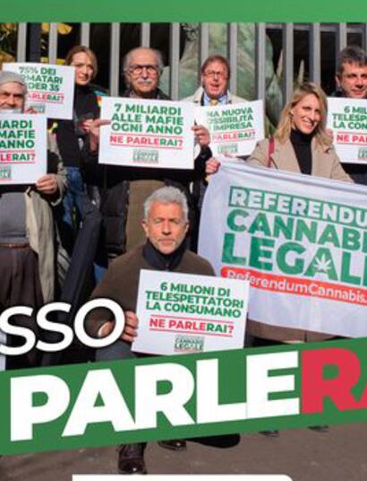 Referendum Cannabis Legale: richiesto incontro con vertici Rai