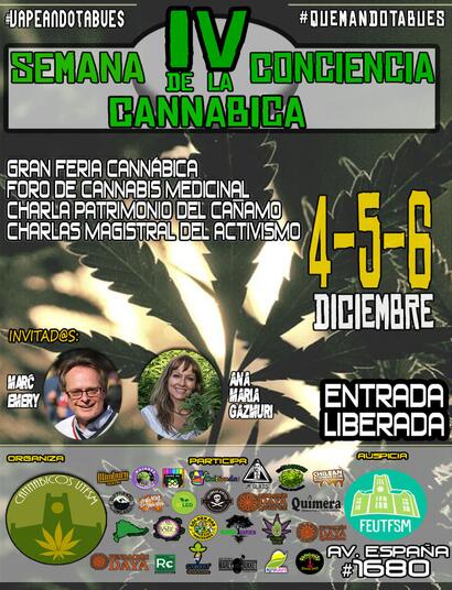 Semana cannábica en la U. F. Santa María
