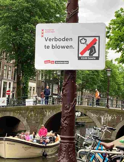 Amsterdam blowverbod