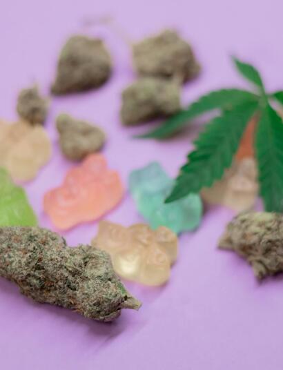 Delta THC gummies and flower