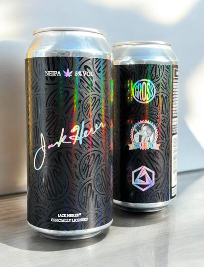 Cerveza artesanal Jack Herer lata 