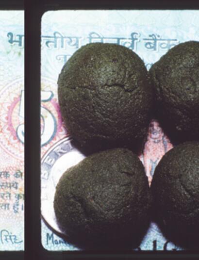 Hachís casero al agua con restos de poda