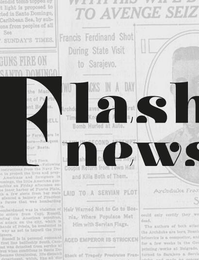 Korte flash nieuwsberichten.