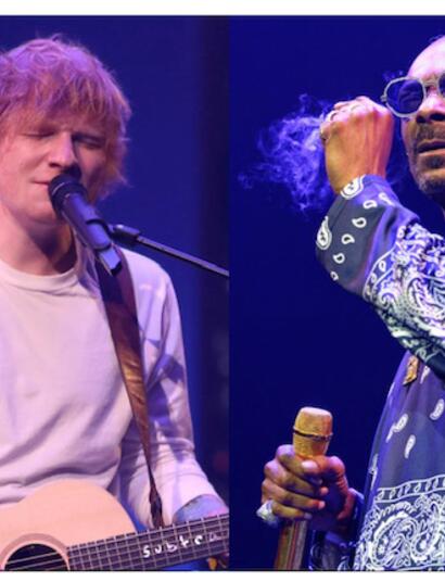 Jak se Ed Sheeran odpálil z konopí se Snoop Doggem