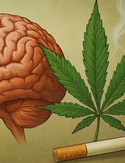 marihuana z tytoniem