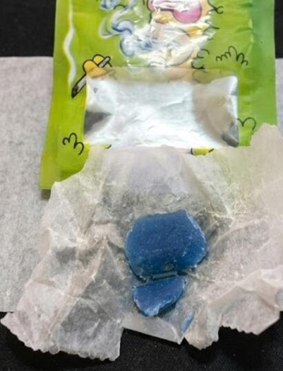 blauwe hasj