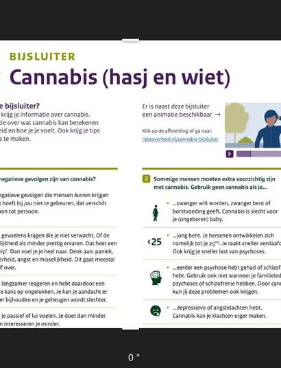 Bijsluiter cannabis wietexperiment