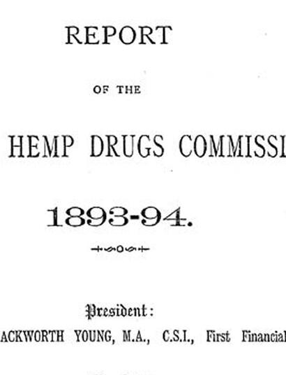 1893-1894 : Hemp Drugs Commission