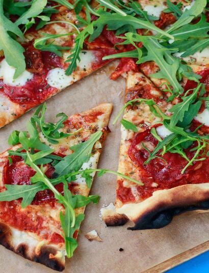 Receta de pizza de marihuana