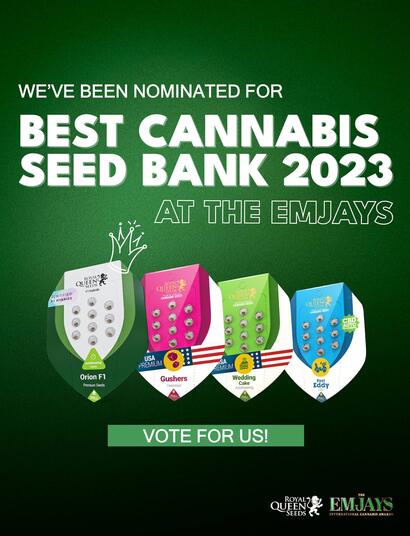 Royal Queen Seeds nominated for Best Seedbank in the US