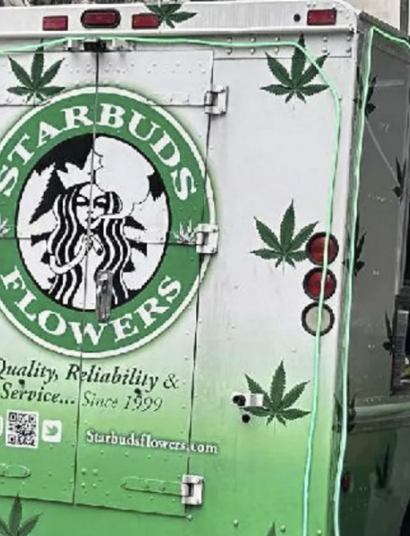 Starbuds, truck, starbucks, coffe