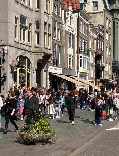 Toeristen Amsterdam