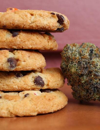 Cookies along with a chunk of weed. 