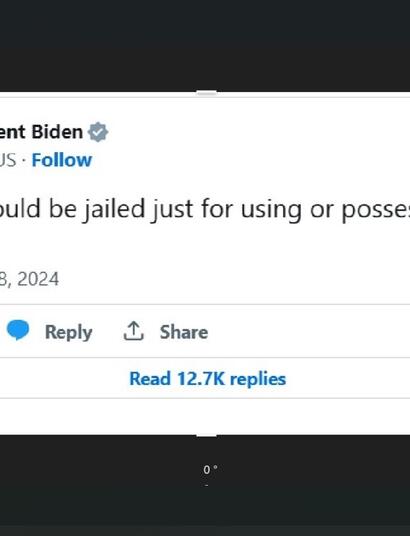 X Biden cannabis