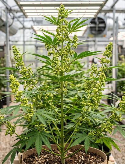 Calidad del polen de cannabis: impacto de bioestimulantes y entorno en plantas macho