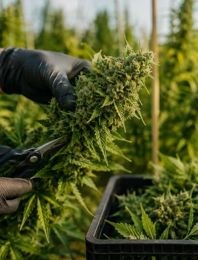 cosecha cannabis 